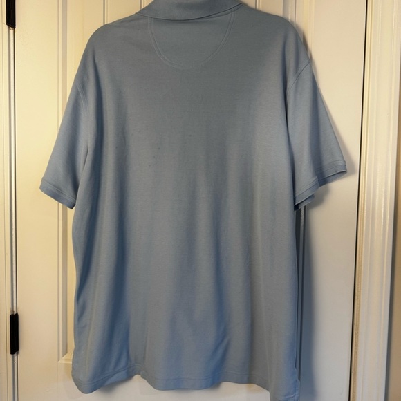 Izod Blue Performance Polo Shirt - Picture 5 of 6